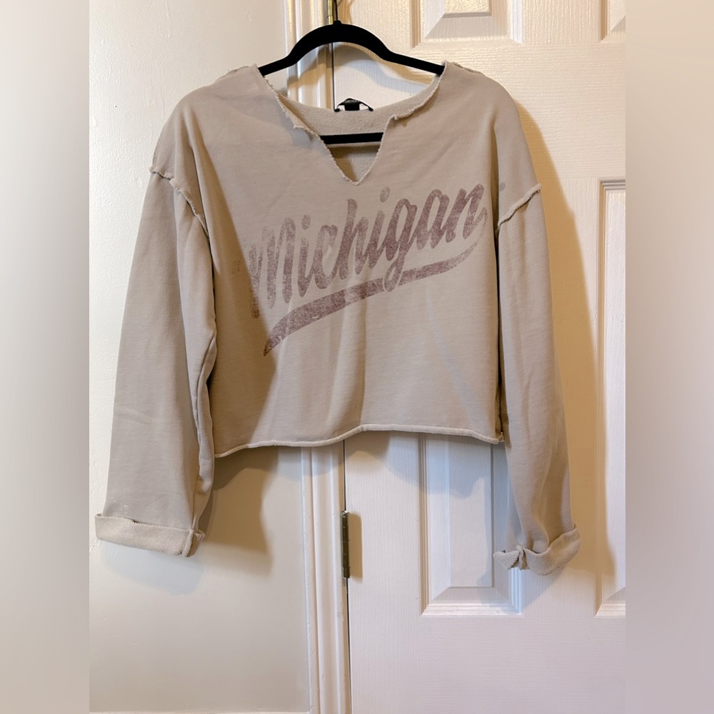 long sleeve, off the shoulder top